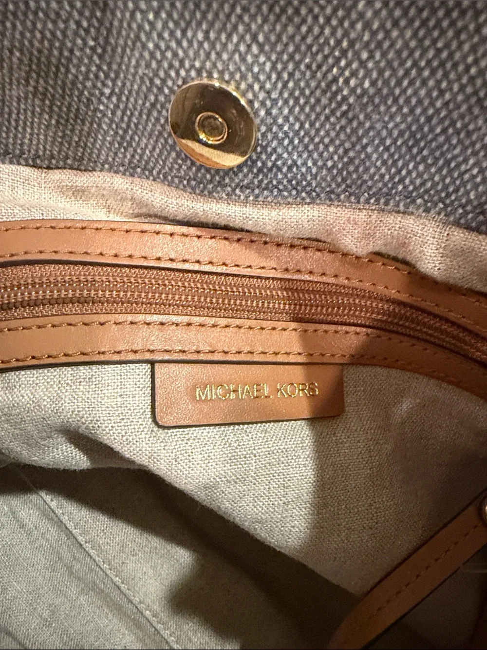 Michael Kors denim bag